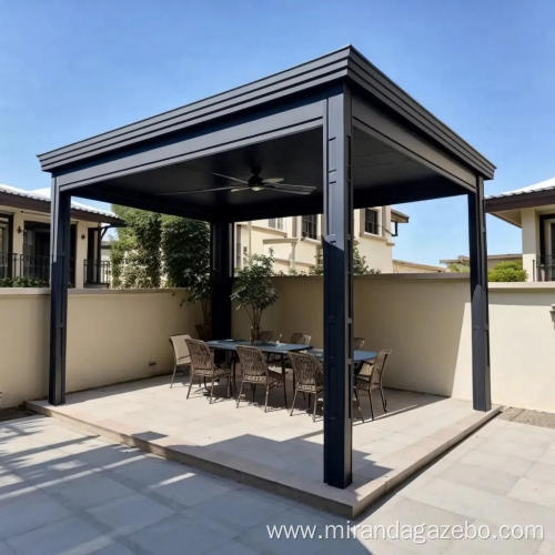 gazebo with louvered roof Retractable Bioclimatic